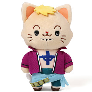 ONE PIECE withCATアイマスク付きぬいぐるみキーホルダー マルコ