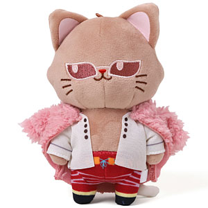 ONE PIECE withCATアイマスク付きぬいぐるみキーホルダー ドフラミンゴ