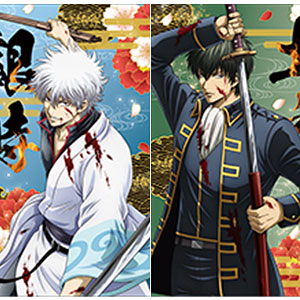 高杉晋助 ノワール 缶バッジ 高杉晋助 65mm缶バッジ 高杉と一杯Ver. [銀魂] | キャラクター公式