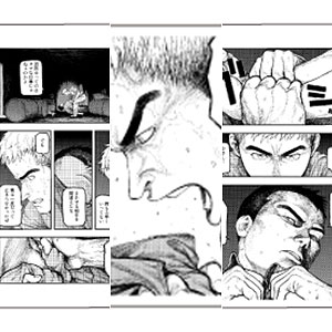 REPLICA GENGA 3枚セット「亜人」02/中野攻＆秋山礼二(公式イラスト)