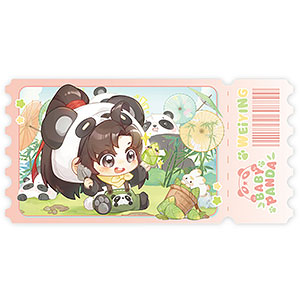 アニメ 「魔道祖師」 BABY PANDAVer. タケノコ掘り チケット風アクリル