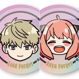 SPY×FAMILY トレーディンググリッター缶バッジ 食べ物 6個入りBOX