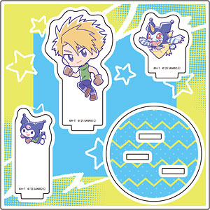 アクリルスタンドプレート「デジモンアドベンチャー×サンリオキャラクターズ」02/石田ヤマト＆ガブモン×クロミ(コラボイラスト)