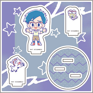 アクリルスタンドプレート デジモンアドベンチャー×サンリオキャラクターズ 城戸丈＆ゴマモン×けろけろけろっぴ(コラボイラスト)