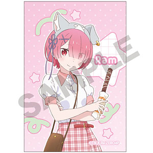 Re：ゼロから始める異世界生活 アート缶バッジ エミリア 遊園地