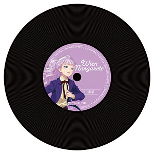 ラブライブ！スーパースター！！ レコード風コースター ウィーン・マルガレーテ