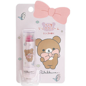 FE45403 リラックマ Makeup Rilakkuma クマ型リップクリーム チャイロイコグマ リンゴの香り