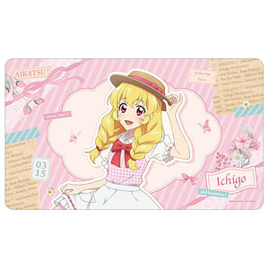 アイカツ！ 10th STORY ～未来へのSTARWAY～ 描き下ろし 星宮いちご カントリーワンピースver. マルチデスクマット