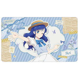アイカツ！ 10th STORY ～未来へのSTARWAY～ 描き下ろし 霧矢あおい カントリーワンピースver. マルチデスクマット