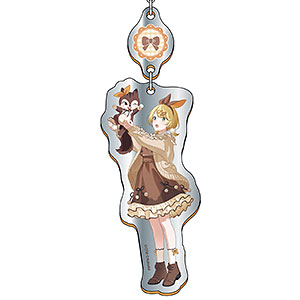 ミクッピーラムネ 2連ミラーアクリルキーホルダー鏡音リン