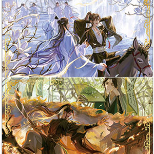 大河幻想ラジオドラマ「魔道祖師」 描き下ろし箔押しイラストカード