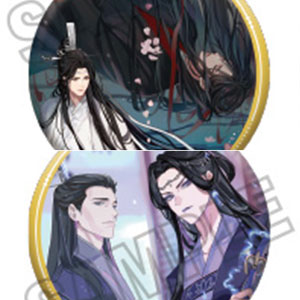 大河幻想ラジオドラマ「魔道祖師」ゴールドメタリック缶バッジ