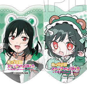 ラブライブ！虹ヶ咲学園スクールアイドル同好会 ハート型缶バッジ