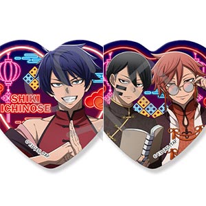 TVアニメ「桃源暗鬼」第2弾 ハート型缶バッジ M-ND (矢颪碇)[シンク