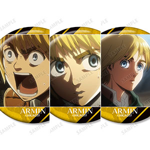 TVアニメ『進撃の巨人』 アルミン 場面写缶バッジ3個セット