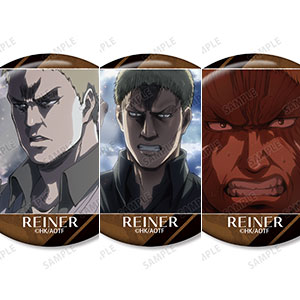 TVアニメ『進撃の巨人』 ライナー 場面写缶バッジ3個セット