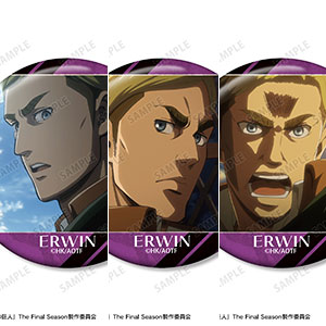 TVアニメ『進撃の巨人』 エルヴィン 場面写缶バッジ3個セット