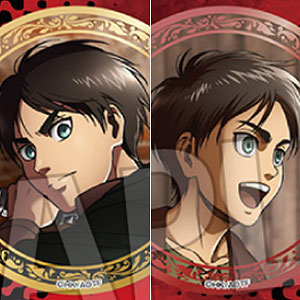 進撃の巨人 ギラギラ缶バッジセット [軌跡] リヴァイ[PROOF]《在庫切れ》