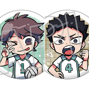 ハイキュー！！ 缶バッジセット 黒尾鉄朗・孤爪研磨[ムービック]《01