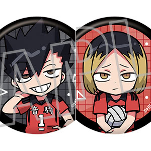 ハイキュー！！ 缶バッジセット 黒尾鉄朗・孤爪研磨[ムービック]《01