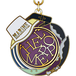 ONE PIECE シンボルモチーフキーホルダー ヘルメッポ