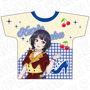 ラブライブ！虹ヶ咲学園スクールアイドル同好会 フルグラフィックTシャツ 朝香果林 Cafe party ver.