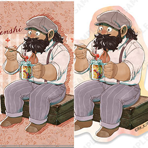 ダンジョン飯 クリアファイル＆ステッカーセット 4.センシ[Picnic]