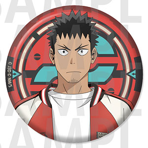 アニメ『怪獣8号』メタリック缶バッジ -怪獣スカジャン- 市川レノ