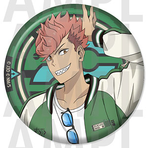 アニメ『怪獣8号』メタリック缶バッジ -怪獣スカジャン- 鳴海弦