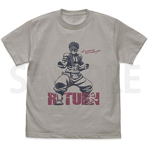 アニメ「鬼滅の刃」 上弦の参 猗窩座 Tシャツ/LIGHT GRAY-M