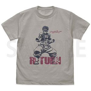 アニメ「鬼滅の刃」 上弦の参 猗窩座 Tシャツ/LIGHT GRAY-L