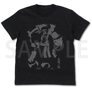 アニメ「鬼滅の刃」 上弦の陸 獪岳 Tシャツ/BLACK-S