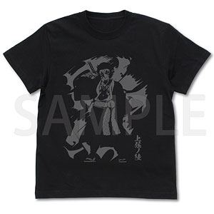 アニメ「鬼滅の刃」 上弦の陸 獪岳 Tシャツ/BLACK-XL