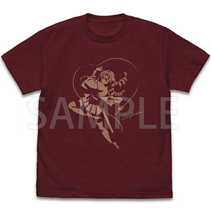 アニメ「鬼滅の刃」 甘露寺蜜璃 恋の呼吸 Tシャツ/BURGUNDY-S