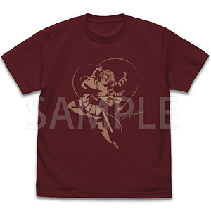 アニメ「鬼滅の刃」 甘露寺蜜璃 恋の呼吸 Tシャツ/BURGUNDY-M[コスパ