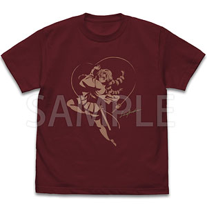 アニメ「鬼滅の刃」 甘露寺蜜璃 恋の呼吸 Tシャツ/BURGUNDY-L