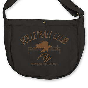 ハイキュー！！ 烏野高校排球部 ニュースペーパーバッグ/BLACK