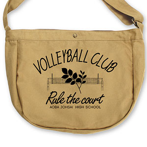 ハイキュー！！ 青葉城西高校バレーボール部 ニュースペーパーバッグ/SAND KHAKI
