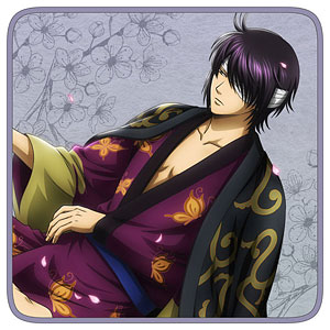 銀魂 描き下ろし 沖田総悟 フルカラーハンドタオル 小窓から覗く景色