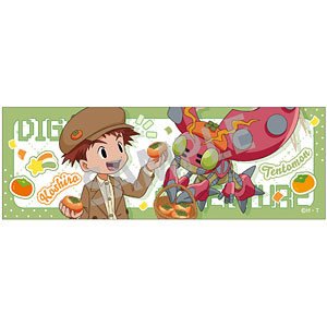 デジモンアドベンチャー ロングスクエア缶バッジ 太刀川ミミ＆パルモン