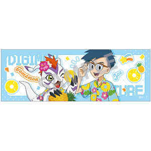 デジモンアドベンチャー ロングスクエア缶バッジ 太刀川ミミ＆パルモン