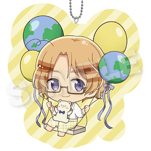 ヘタリア World★Stars ばるんこクッションキーホルダー カナダ