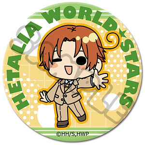 アニメ「ヘタリア World☆Stars」 丸形缶バッジ(57mm) L(ロマーノ