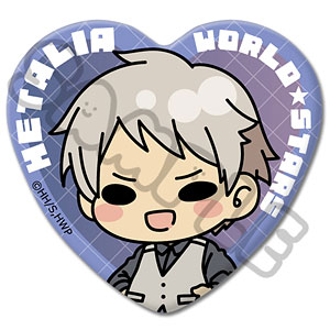 アニメ「ヘタリア World☆Stars」 ハート型缶バッジ K(プロイセン