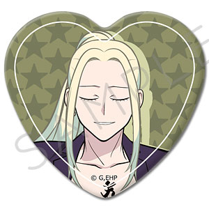 アニメ『えぶりでいホスト』 ハート型缶バッジ H(おこのみ太郎)[シンク