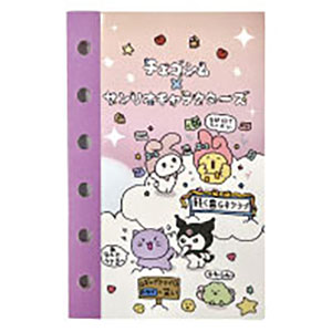 チェゴシム×サンリオキャラクターズ シールバインダー パープル[ティー