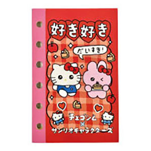 チェゴシム×サンリオキャラクターズ シールバインダー パープル[ティー