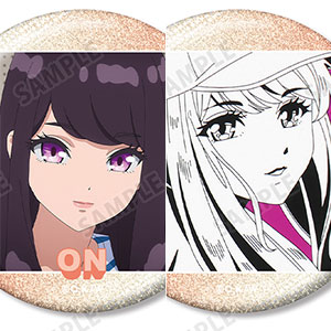 TVアニメ「ワンダンス」 宮尾恩 場面写グリッター缶バッジ2個セット