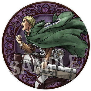 進撃の巨人 激高！！ギラギラ缶バッジ 大 ジャン[PROOF]《02月予約》