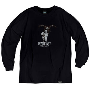 『DEATH NOTE』 第1弾 シーンイラストロングスリーブTシャツ 3(夜神月＆弥海砂＆リューク)ブラック M